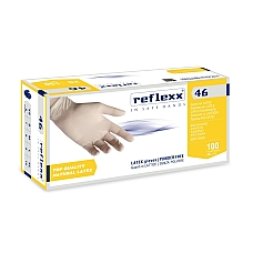 RUKAVICE LATEX NEPUDRANE REFLEXX 46 100/1- veličina 